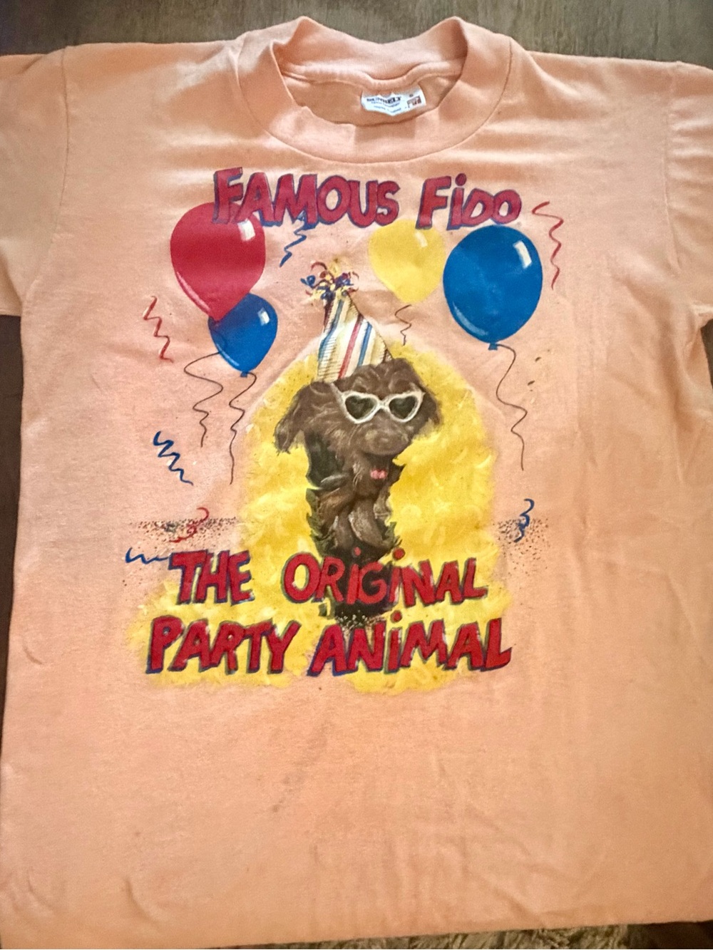 Sunbelt Pink Kids' 'Famous Fido' Party Animal Graphic Tee - HOMEADE
